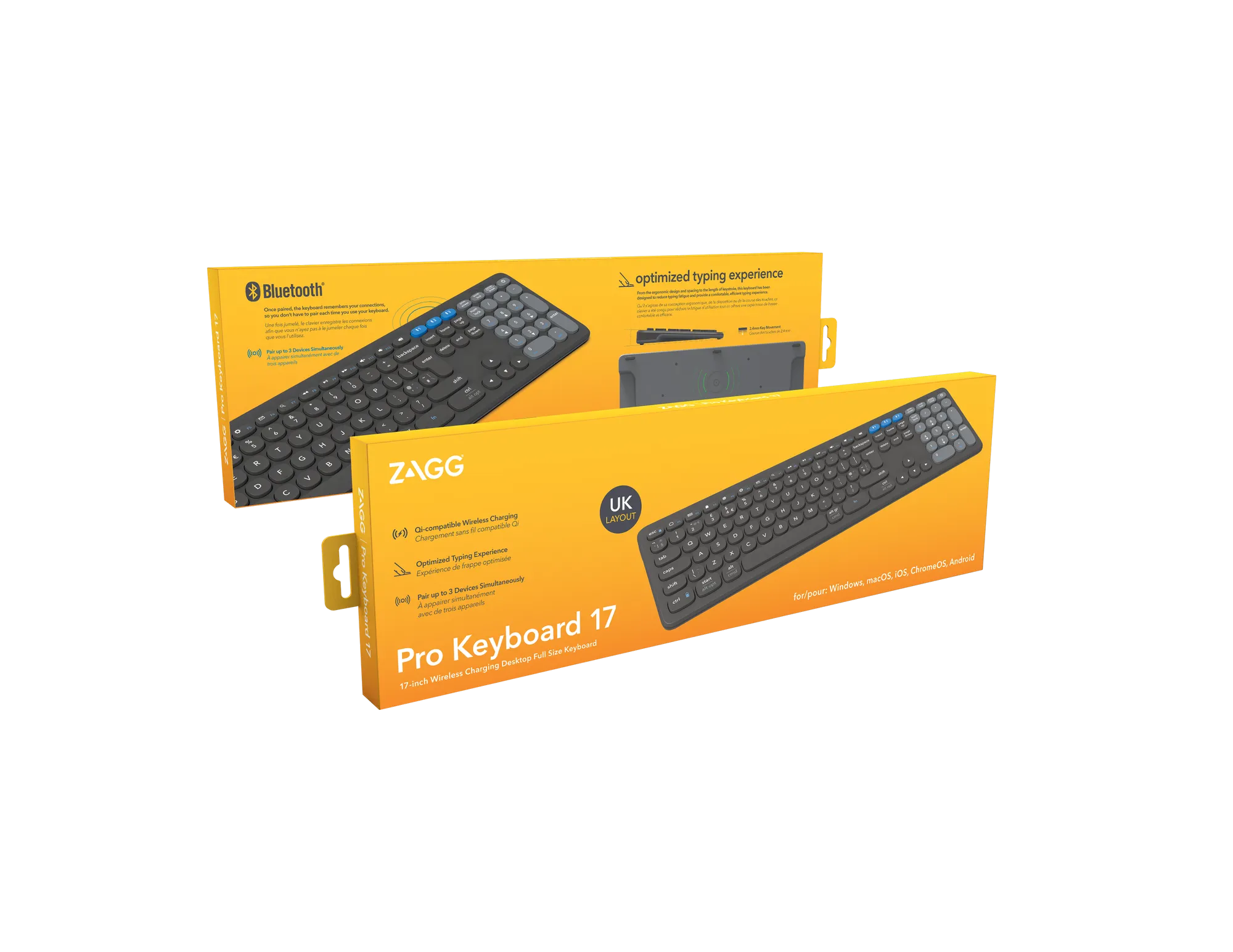 ZAGG Pro Keyboard 17'' Full Size-Charcoal-UK (103211030)