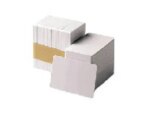 Zebra white PVC cards; 30 mil (500 cards) (104523-111)