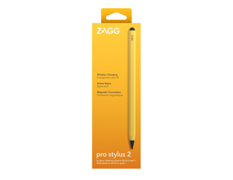 ZAGG-Pro Stylus 2-Universal Stylus-Yellow- Wirelessly charged (109912137)_1