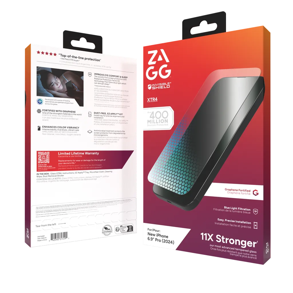 InvisibleShield Glass XTR4  Apple iP16 Pro Max Screen (200114881)