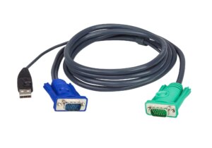 ATEN 1.8M USB KVM Cable with 3 in 1 SPHD (2L-5202U)