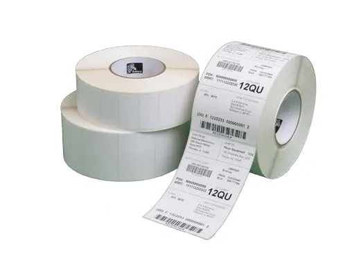 Zebra LABEL; PAPER; 102X152MM; DIRECT THERMAL; Z-PERFORM 1000D; UNCOATED;PERMANENT ADHESIVE; 19MM CORE; BLACK SENSING MARK (3012913-T)