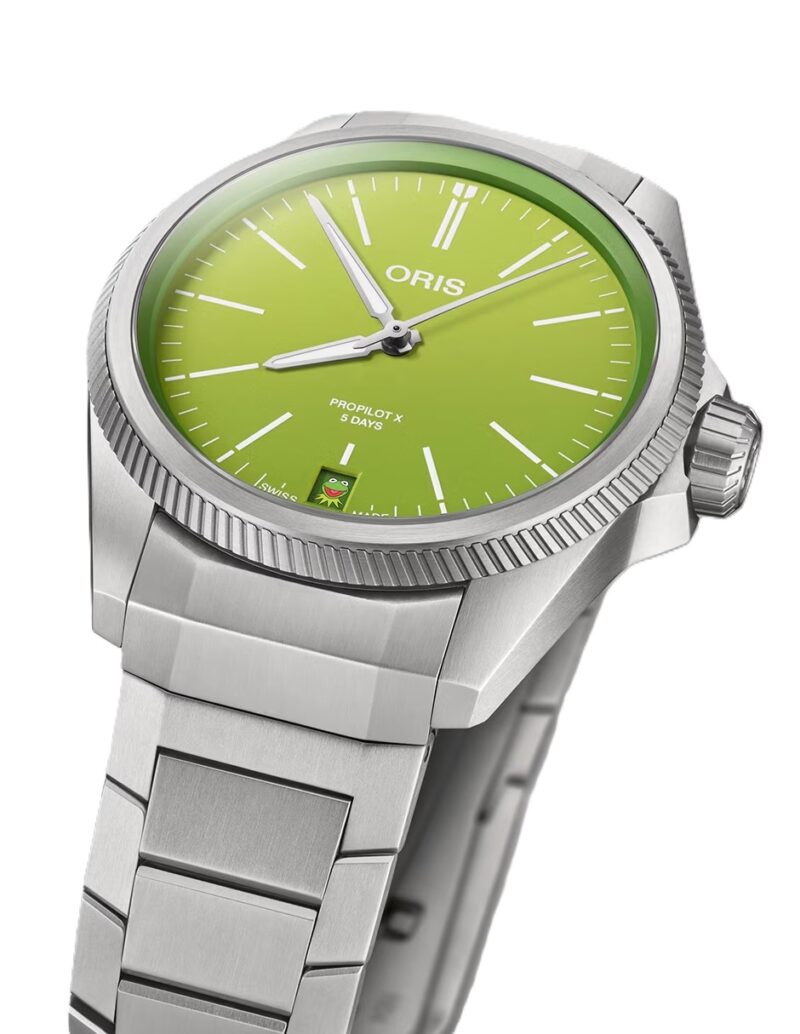 Oris Propilot X Kermit Edition - The Muppets Serie (40077787157SET) Men's Watch_4