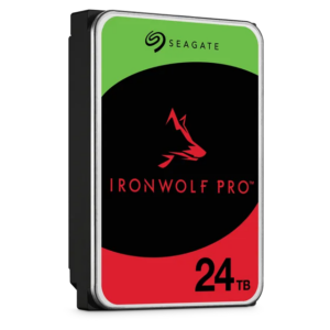 Seagate Ironwolf Pro ST24000NT002 24TB 3.5'' HDD NAS Drives 7200 RPM; SATA 6GB/s Interface; 256MB Cache;550TB/Year; Unlimited Ba (ST24000NT002)