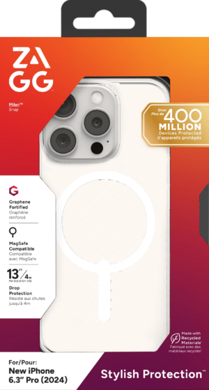 ZAGG Cases Luxe Snap Apple iP16 Pro  Clear (702315012)