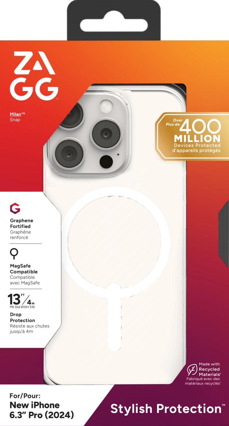 ZAGG Cases Luxe Snap Apple iP16 Pro  Clear (702315012)