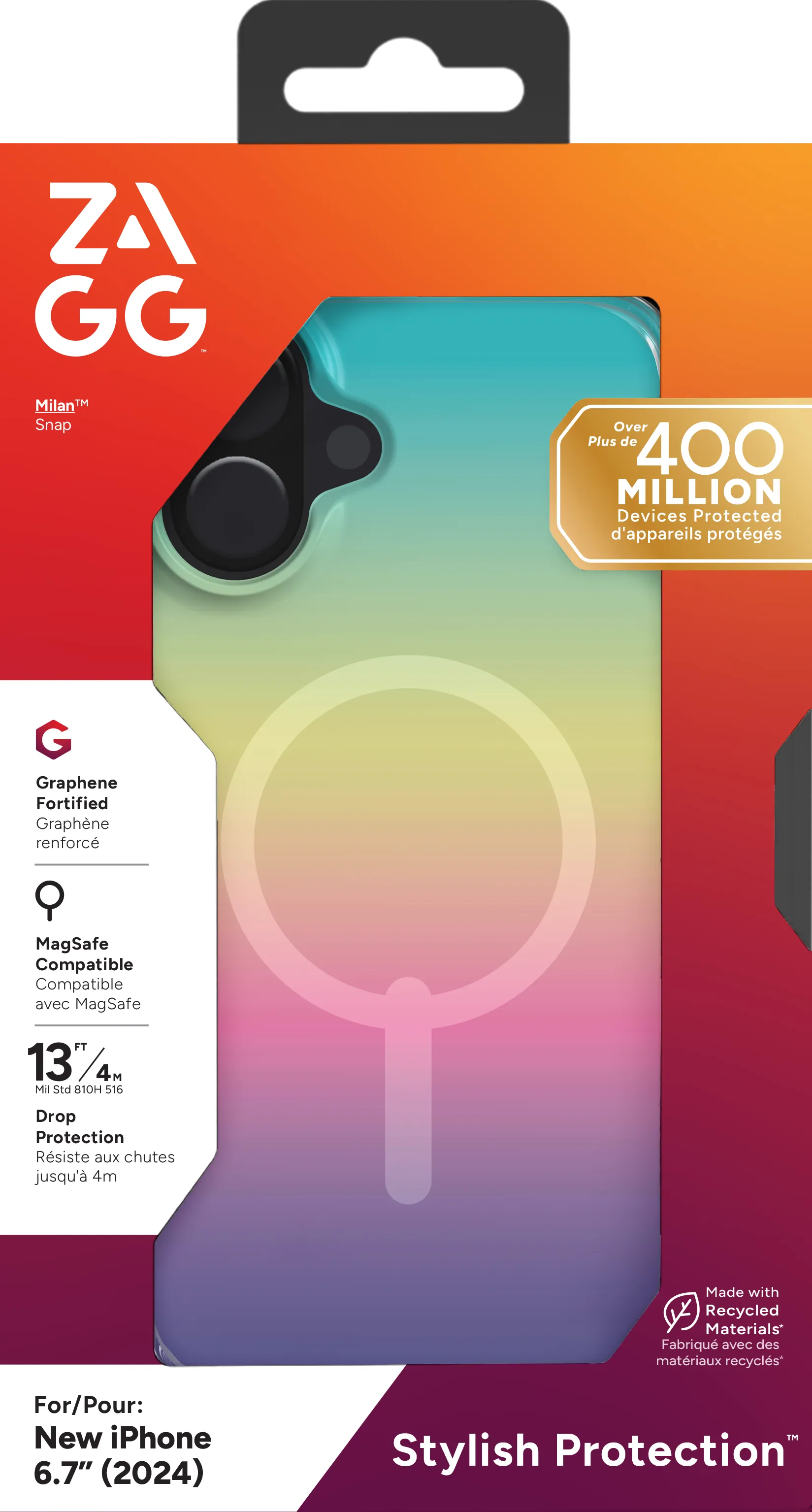 ZAGG Cases Milan Snap Apple iP16 Plus  Iridescent (702315111)_1