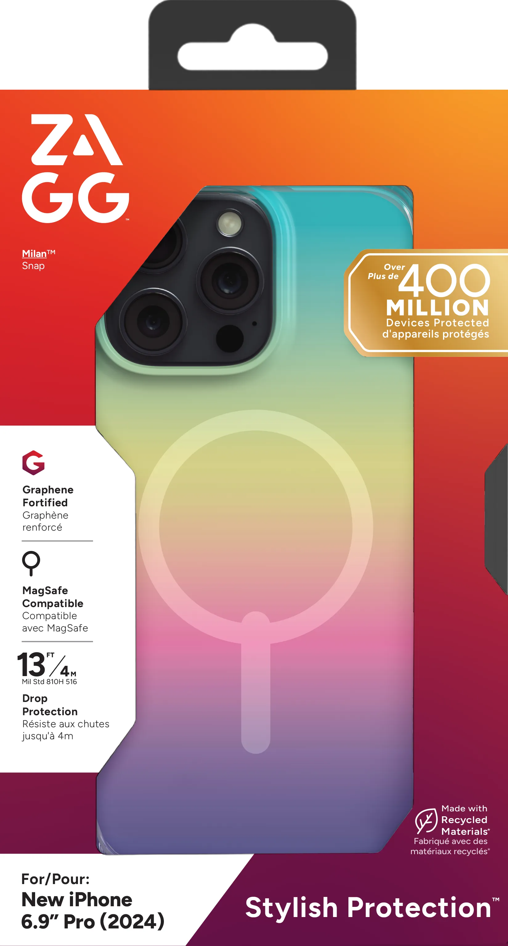 ZAGG Cases Milan Snap Apple  iP16 Pro Max  Iridescent (702315113)_3