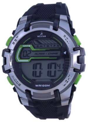 Westar Digital Polyurethane Strap Quartz 85005 PTN 001 100M Men's Watch
