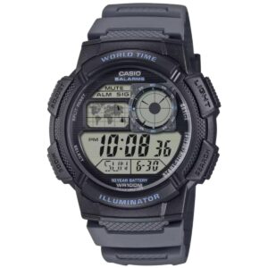 Casio Sport Diver - World Time Illuminator 5 Alarms. 10 Years Battery (AE-1000W-8AVEF) Men's Watch_main