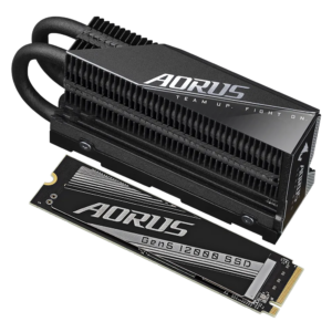 Gigabyte AORUS Gen5 12000 SSD 1TB read 11;700 MB/s; Write 9;500MB/s. (AG512K1TB)