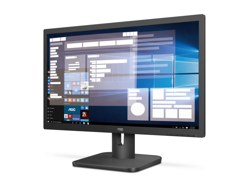 AOC 20E1H  Monitor|19.5 inch|TN HD+ 1600x900|HDMI|VGA|VESA|Flicker Free|Low Blue Mode|Internal Power Supply|3YR Warranty (AOC-20E1H)_2
