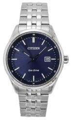 Citizen Eco-Drive Stainless Steel Blue Dial BM7560-59L 100M Men's Watch