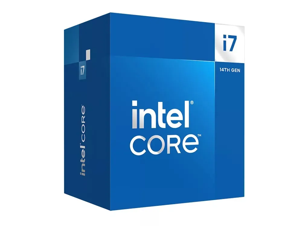 Intel Core i7 14700F Up to 5.4 GHZ; 20 Cores (8P+12E); 28 Thread; 33MB Smartcache; 65W TDP;  Intel® Laminar RM1 Cooler included; (BX8071514700F)