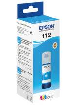 Epson 112 EcoTank Pigment Cyan ink bottle (70 ml) (C13T06C24A)