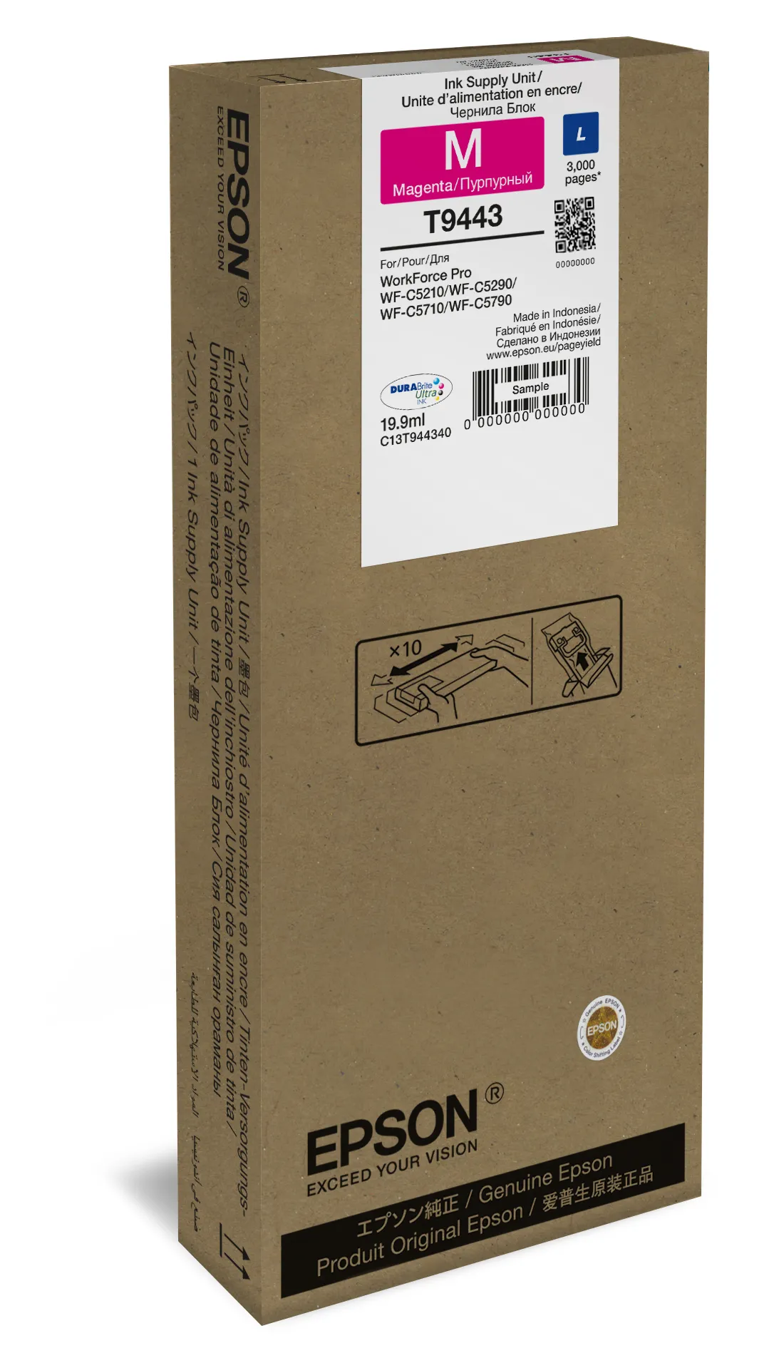 WF-C5xxx Series Ink Cartridge L Magenta - 3000 pages (C13T944340)