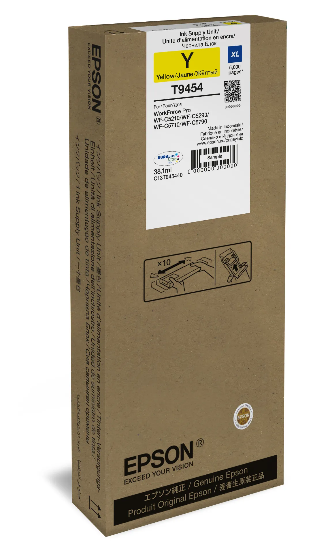 WF-C5xxx Series Ink Cartridge XL Yellow - 5000 pages (C13T945440)