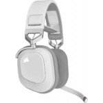 HS80 RGB WIRELESS Premium White Headset; Spatial Audio; 50mm Audio Drivers; Omni-directional Microphone - PC/ Mac/ PlayStation (CA-9011236-AP)