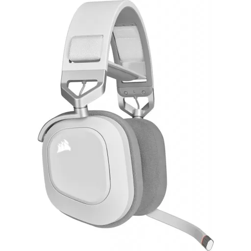 HS80 RGB WIRELESS Premium White Headset; Spatial Audio; 50mm Audio Drivers; Omni-directional Microphone - PC/ Mac/ PlayStation (CA-9011236-AP)