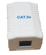RCT- CAT5 WALLBOX SINGLE PORT (CAT5ESWB)