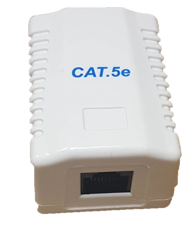 RCT- CAT5 WALLBOX SINGLE PORT (CAT5ESWB)