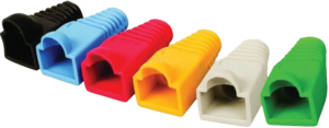 RCT- CAT5 BOOT SLEEVES RJ45  50PCS (CAT5RJ45BOOT)
