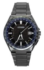 Citizen Attesa Perpetual Calendar Super Titanium Black Dial Eco-Drive CB0217-71E 100M Men's Watch