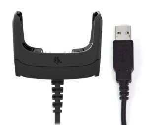 Zebra Snap-on USB Communication/Charging Cable Cup. Requires USB Power Supply PWR-WUA5V12W0xx (“xx'' denotes country specific pl (CBL-RFD49-USB1-01)