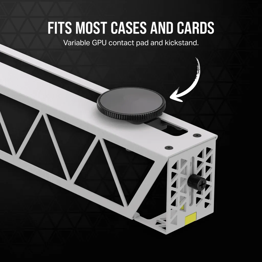 GPU Anti-Sag Bracket; White (CC-8900684)