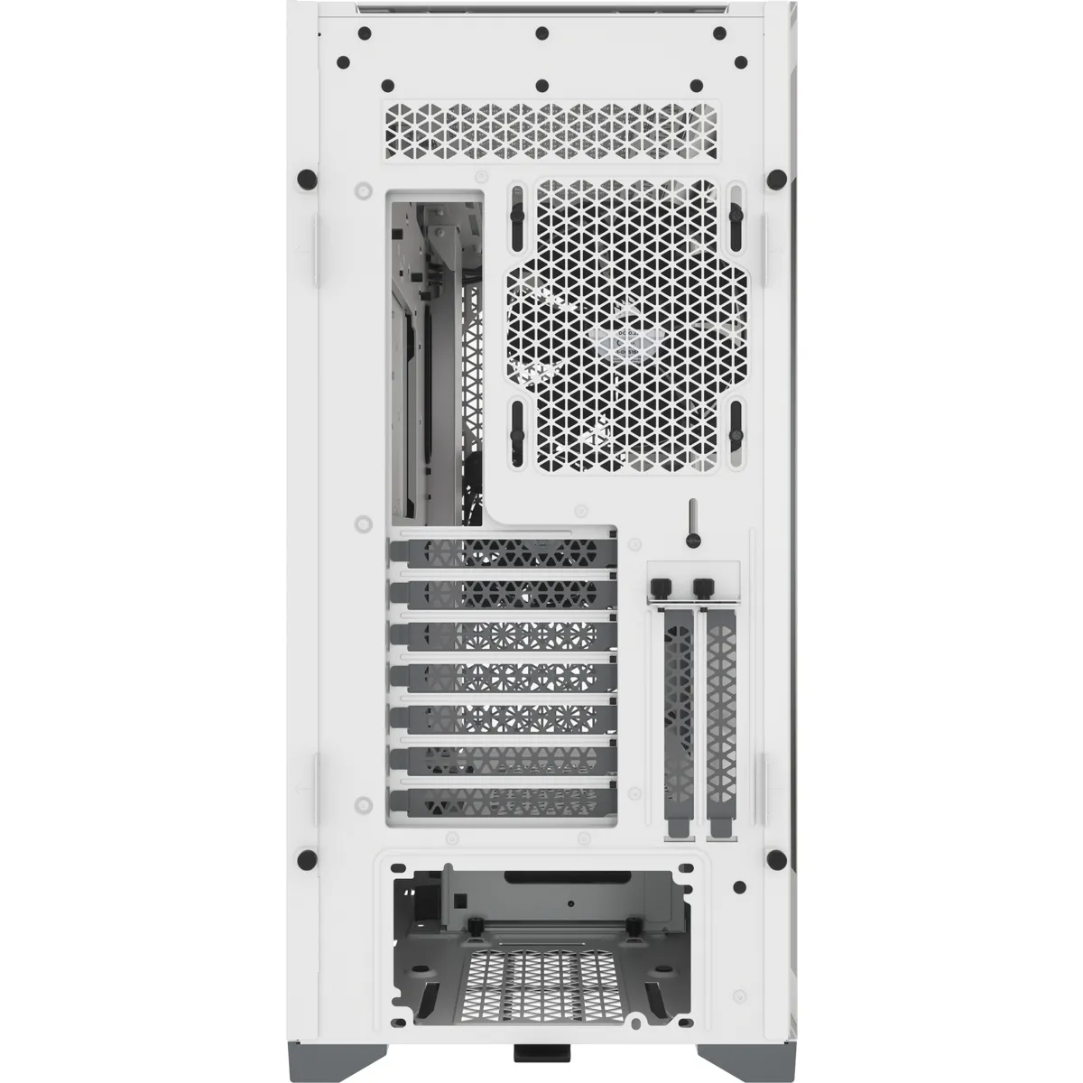 5000D RGB Airflow White Tempered Glass Mid Tower; 2x 3.5'' |  4x 2.5'' Drive Bays; Up to 360mm Radiator; 3x 120mm fan incl (CC-9011243-WW)