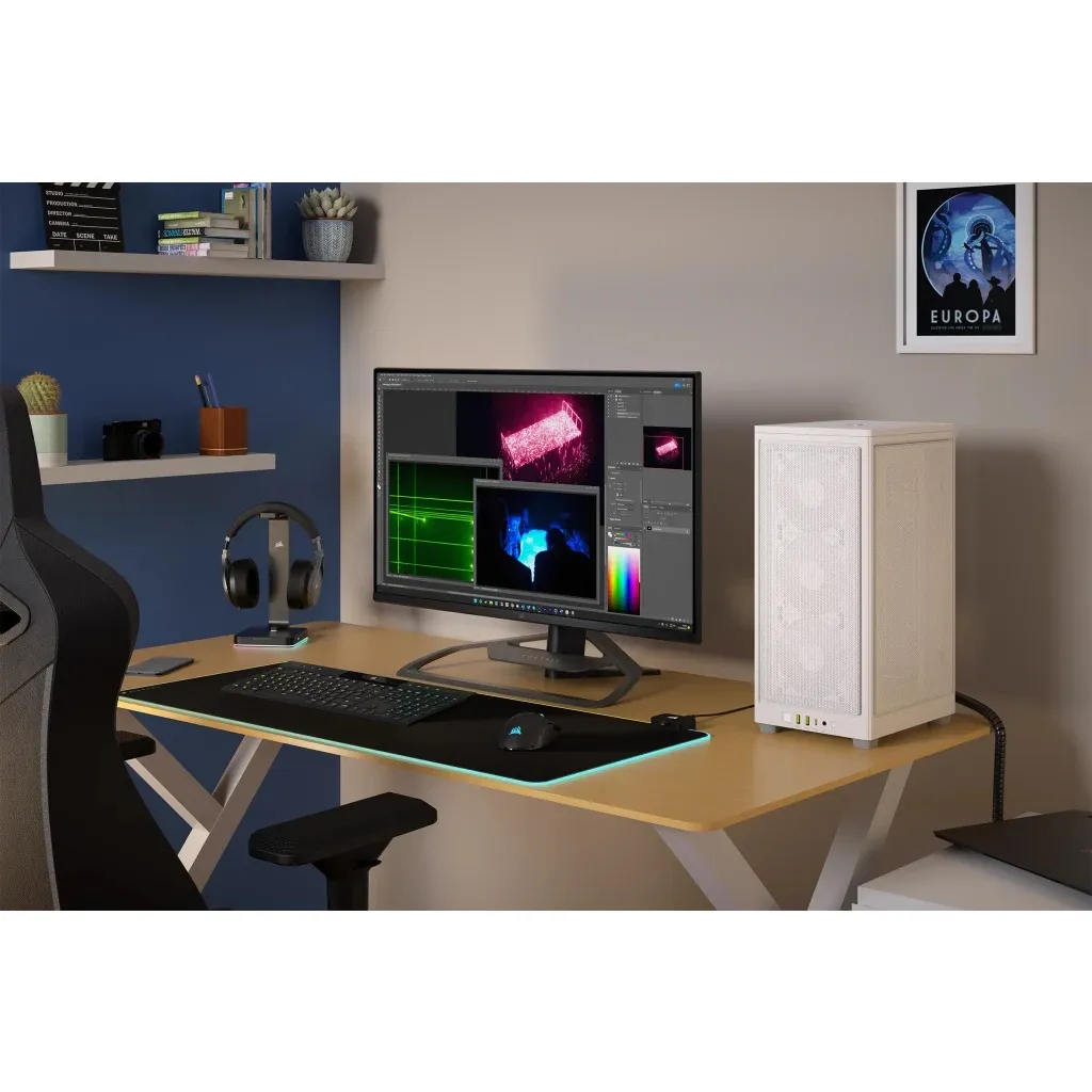 2000D AIRFLOW White Mini-ITX PC Case; 3x 2.5'' Drive Bays; Up to 360mm Radiator compatible (CC-9011245-WW)