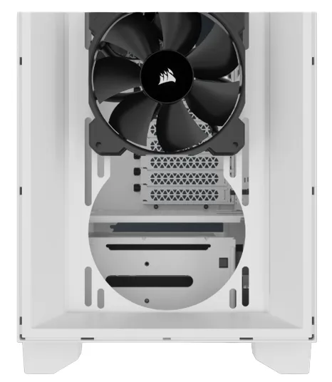 3000D AIRFLOW White Mid-Tower PC Case; 2x 3.5'' |  2x 2.5'' Drive Bays; Up to 360mm Radiator compatible; 2x 120mm fan incl (CC-9011252-WW)