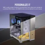 6500X RGB Mid-Tower White Dual Chamber PC Case; 2x 3.5'' |  2x 2.5'' Drive Bays; 360mm Radiator compatible; 3x 120mm fan incl (CC-9011270-WW)_13