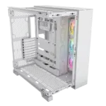 6500X RGB Mid-Tower White Dual Chamber PC Case; 2x 3.5'' |  2x 2.5'' Drive Bays; 360mm Radiator compatible; 3x 120mm fan incl (CC-9011270-WW)_6