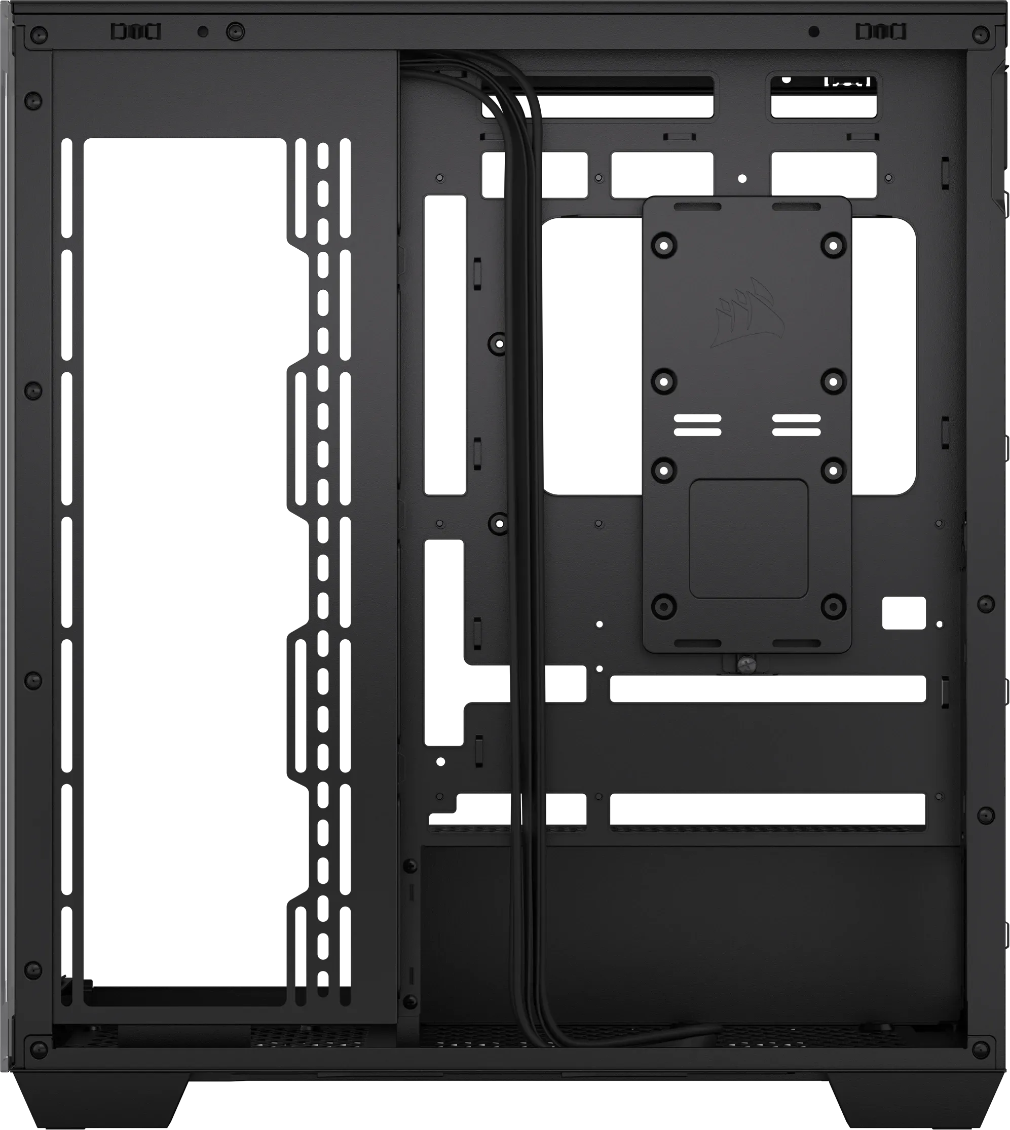 3500X Tempered Glass Black Mid-Tower PC Case; 2x 3.5'' |  2x 2.5'' Drive Bays; Up to 360mm Radiator compatible (CC-9011276-WW)