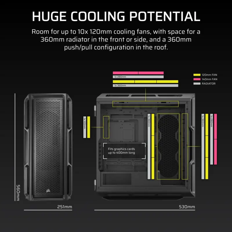 5000T Mid-Tower PC Case; Black (CC-9011300-WW)_1