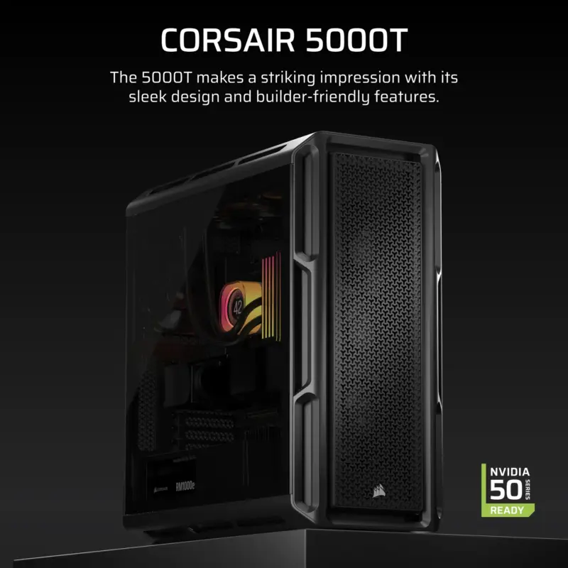 5000T Mid-Tower PC Case; Black (CC-9011300-WW)_6
