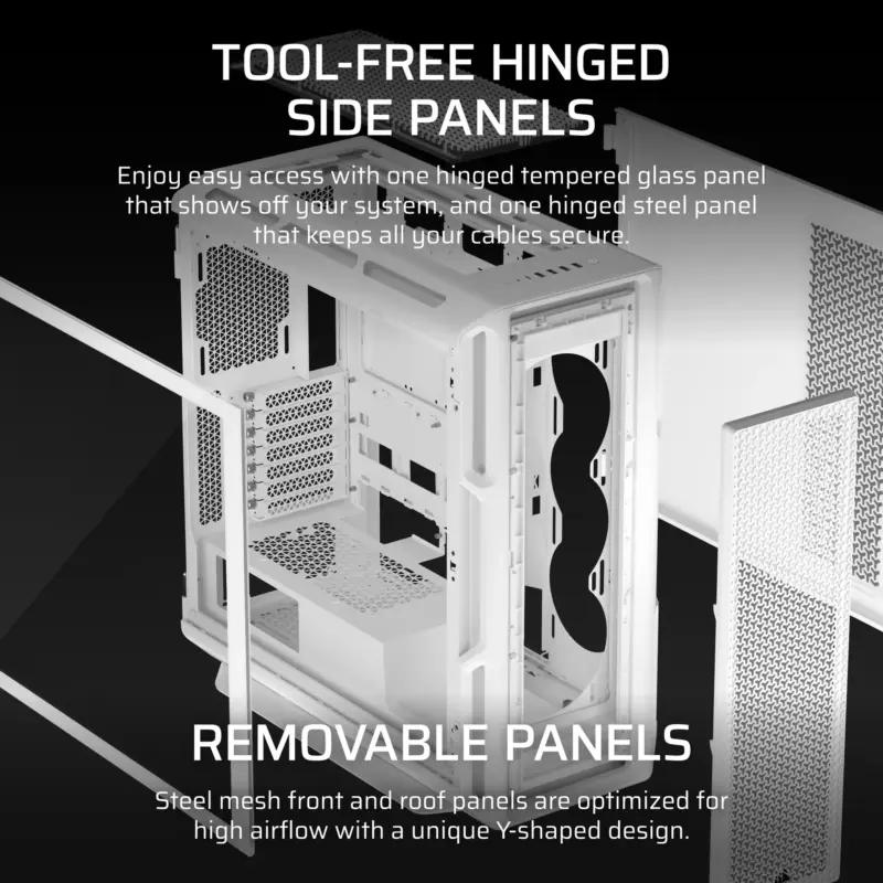 5000T Mid-Tower PC Case; White (CC-9011301-WW)_5