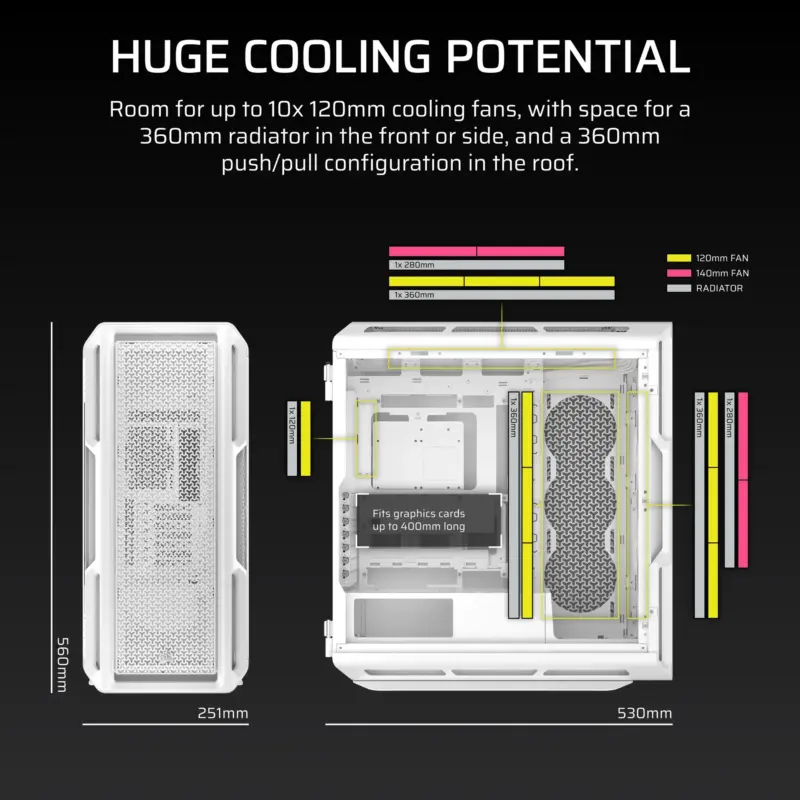 5000T Mid-Tower PC Case; White (CC-9011301-WW)_9