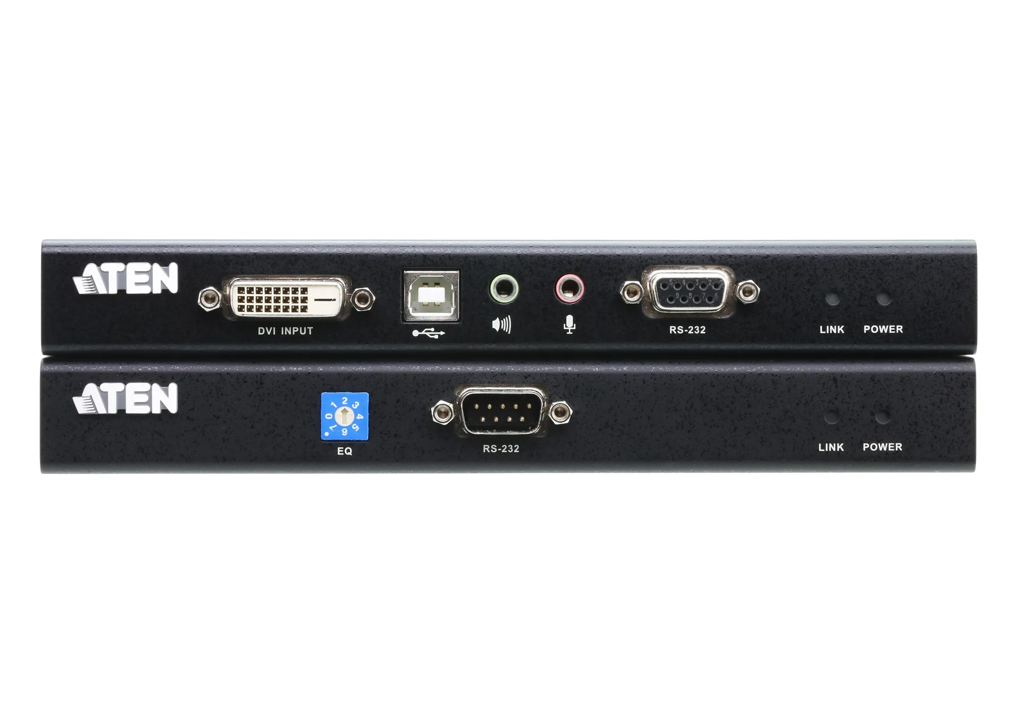 ATEN USB DVI Single Link Console Extender with Audio/Serial Support up to 60M  -  TAA Compliant / Audio Cat 5 KVM Extender (CE600)