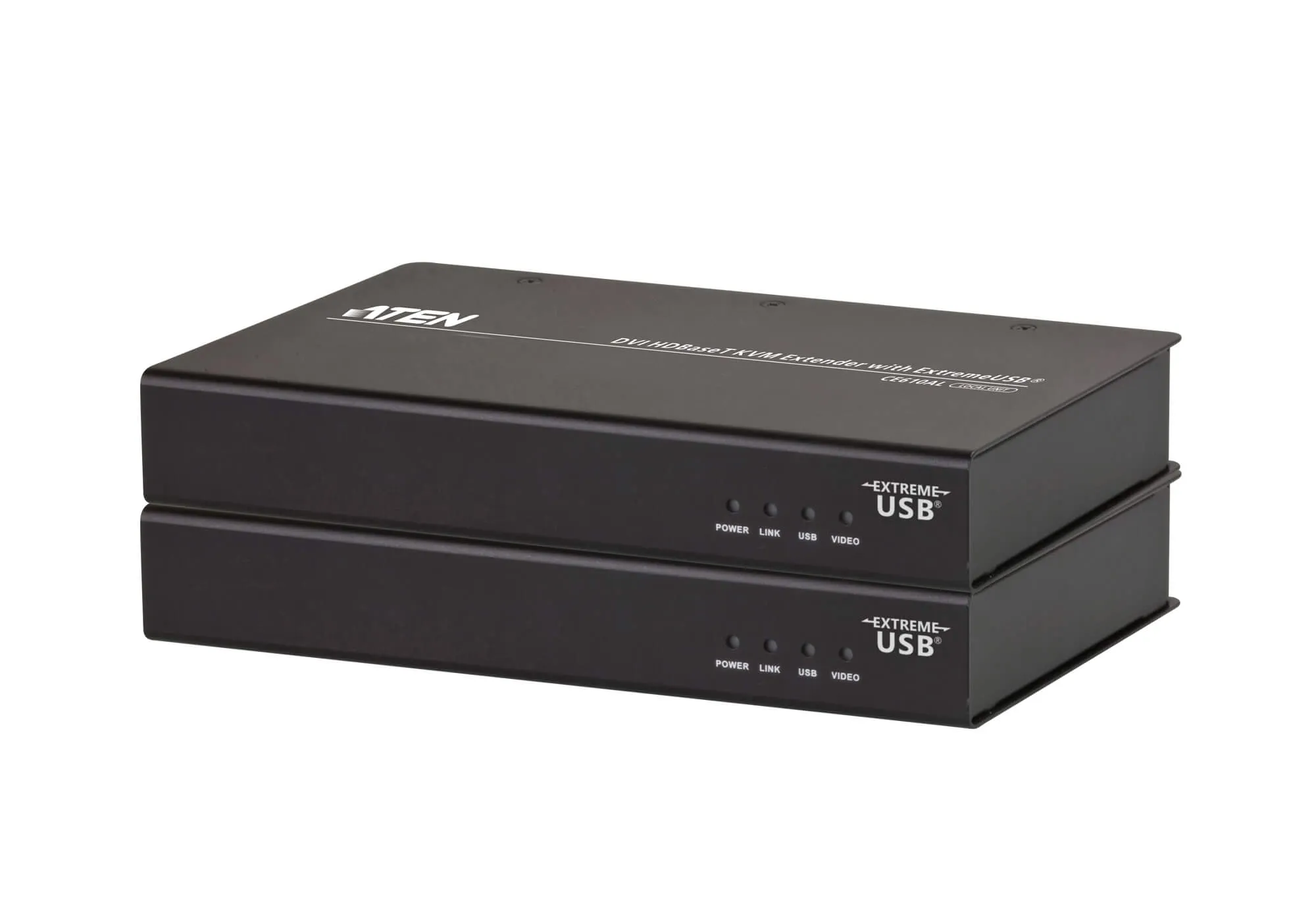 ATEN USB 2.0 DVI HDBaseT KVM Extender EX.USB/W/(US/EU/OUT) ADP.(100m). (CE610A)