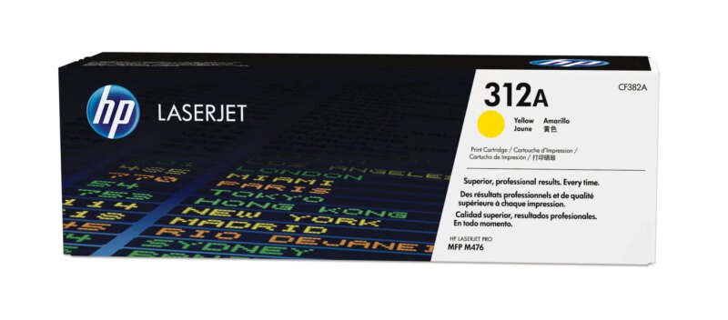 HP 312A Yellow Original LaserJet Toner Cartridge;2;700 pages. (. Commercial Colour MFP - M476 Series). (CF382A)_8