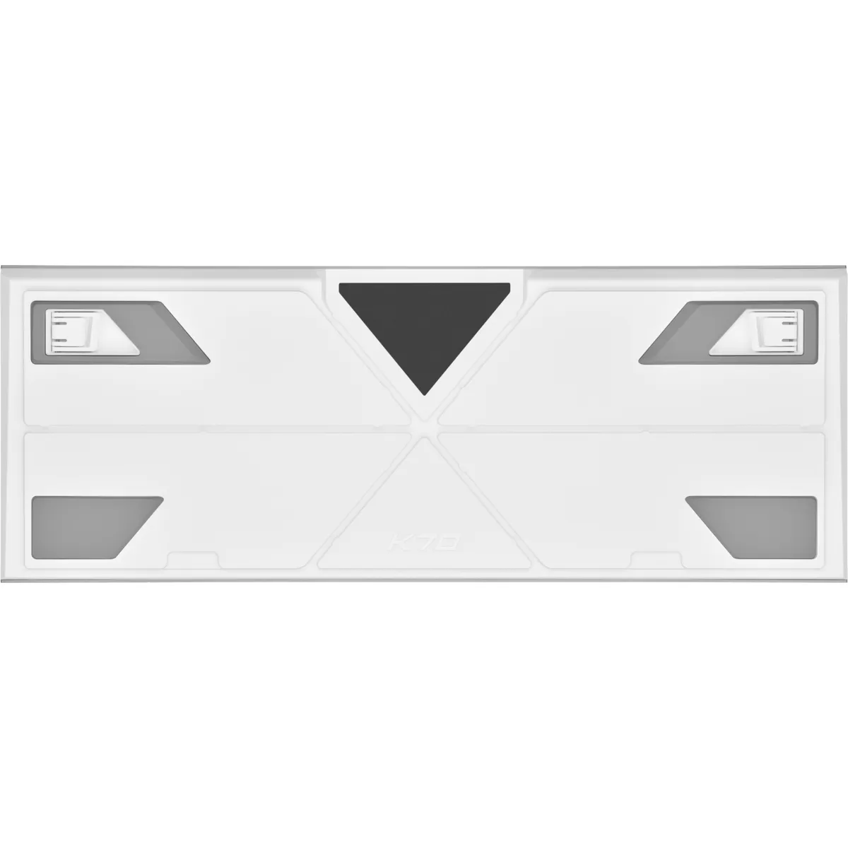 Corsair K70 PRO RGB Optical-Mechanical Gaming Keyboard - Corsair OPX switches - White (CH-910951A-NA)