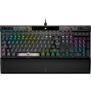 Corsair K70 MAX RGB Magnetic-Mechanical Gaming Keyboard; Adjustable CORSAIR MGX Switches; Steel Gray (CH-910961G-NA)