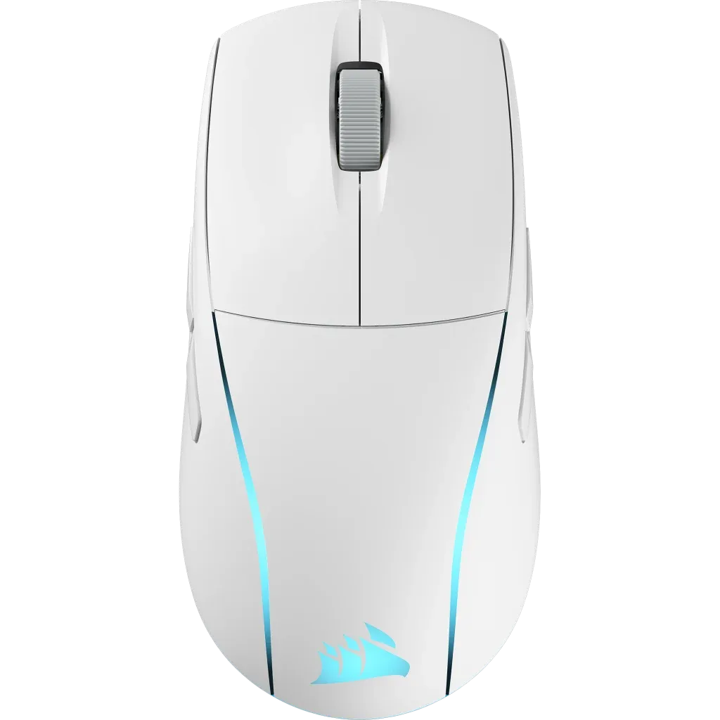 Corsair M75 Wireless Lightweight RGB Gaming Mouse;26000 DPI; Slipstream + Bluetooth; White. (CH-931D011-AP)