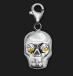 Ambrosini Jewels - Charm Argento 925° Teschio Finitura Bianca (CHT 01)  JEWELRY_main