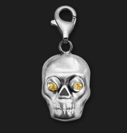 Ambrosini Jewels - Charm Argento 925° Teschio Finitura Bianca (CHT 01)  JEWELRY_main