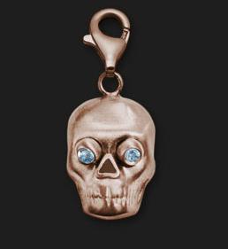 Ambrosini Jewels - Charm Argento 925° Teschio Finitura Rosé (CHT 02)  JEWELRY_main
