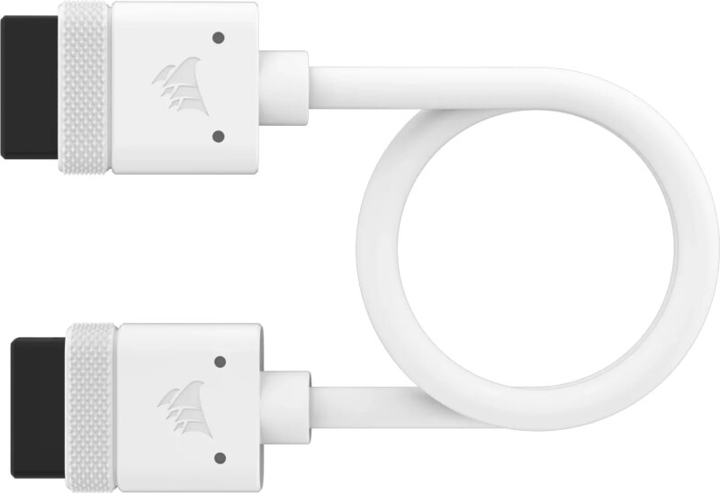 CORSAIR iCUE LINK Cable; 2x 200mm with Straight connectors; White (CL-9011128-WW)_6