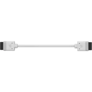 CORSAIR iCUE LINK Cable; 2x 100mm with Straight connectors; White (CL-9011129-WW)